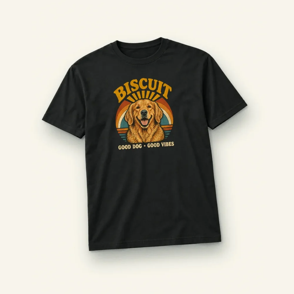 The retro poster on Softstyle T-Shirt