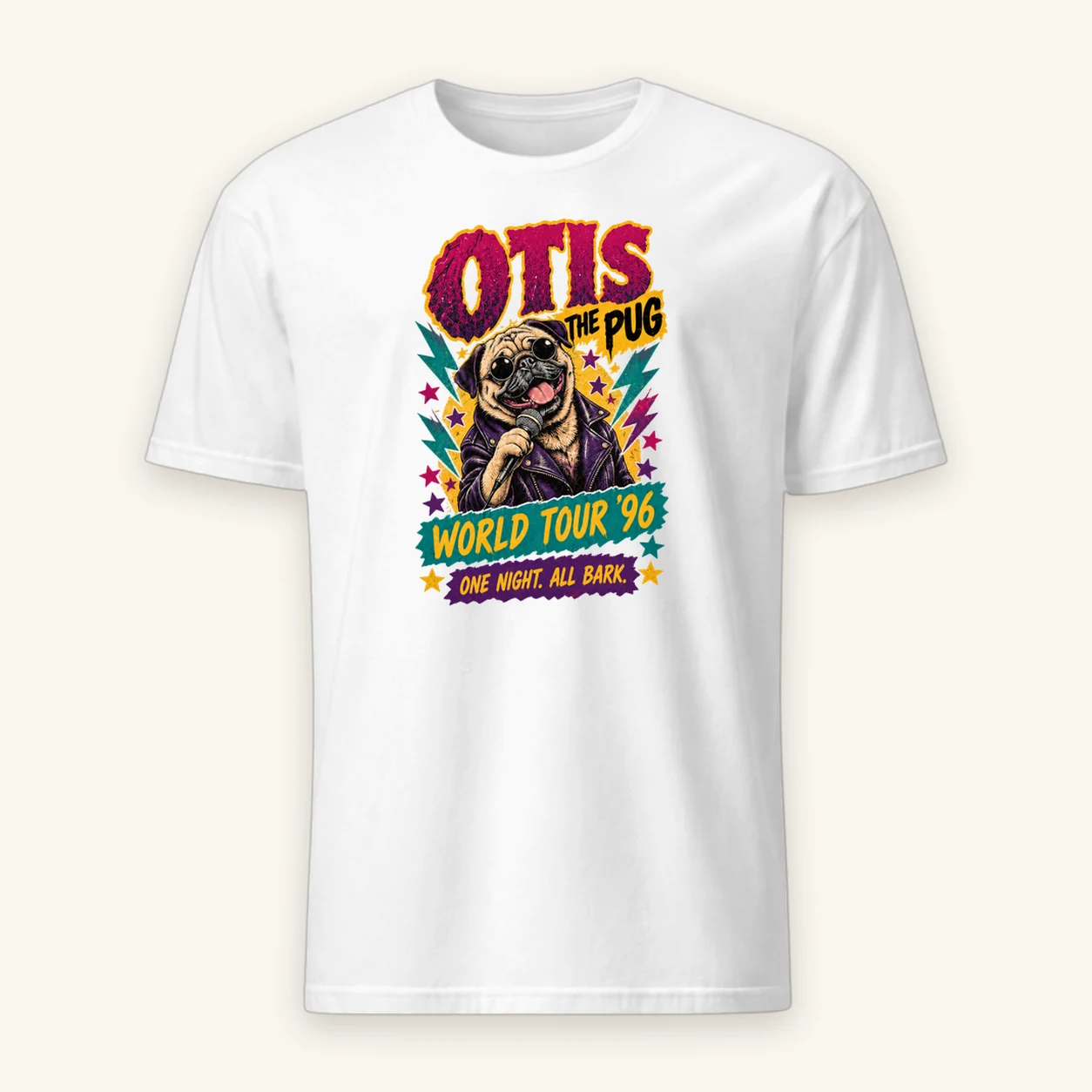 The world tour poster on Softstyle T-Shirt