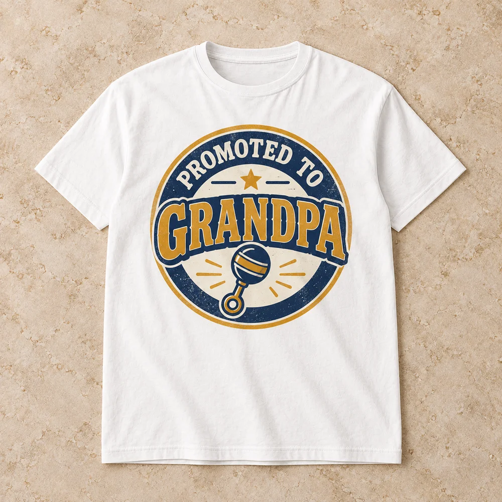Promoted to grandpa on Garment-Dyed Heavyweight Tee