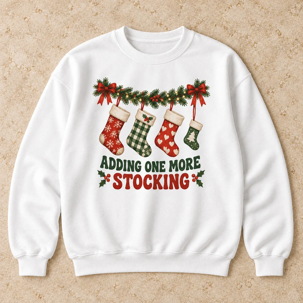 One more stocking on Heavy Blend Crewneck Sweatshirt