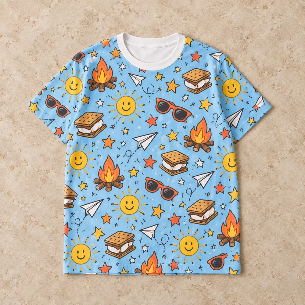 Doodles all over on All-Over Print Men's Tee