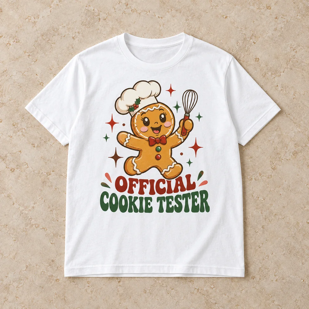 Official cookie tester on Unisex Jersey Tee