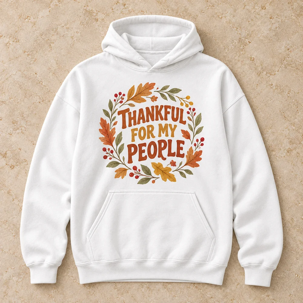 Thankful for my people on Heavy Blend Hoodie