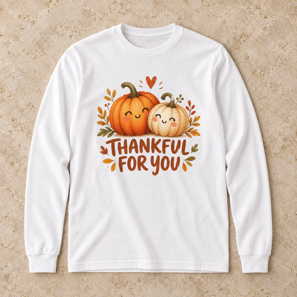 Thankful for you on Unisex Long Sleeve Tee