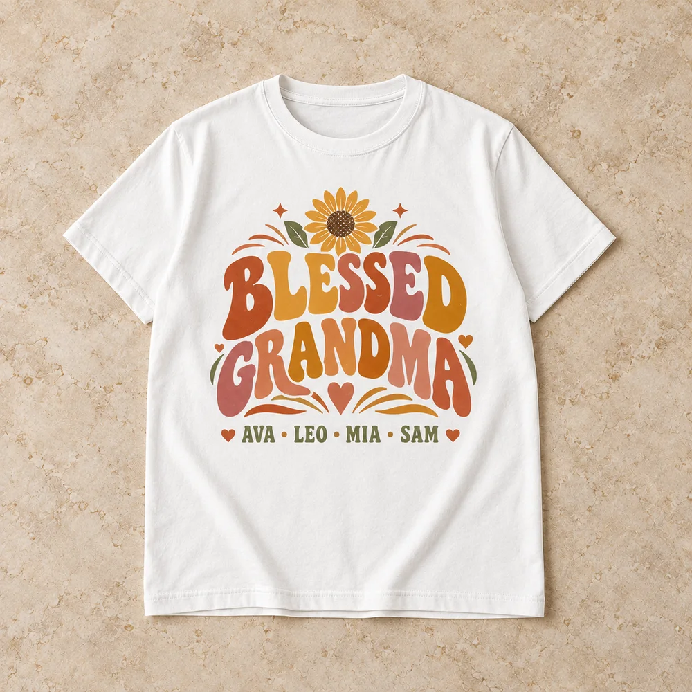 Blessed grandma on Garment-Dyed Heavyweight Tee