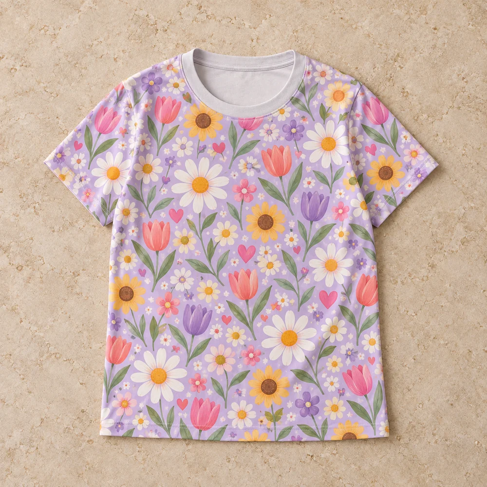 Her garden all over on All-Over Print Women's Tee