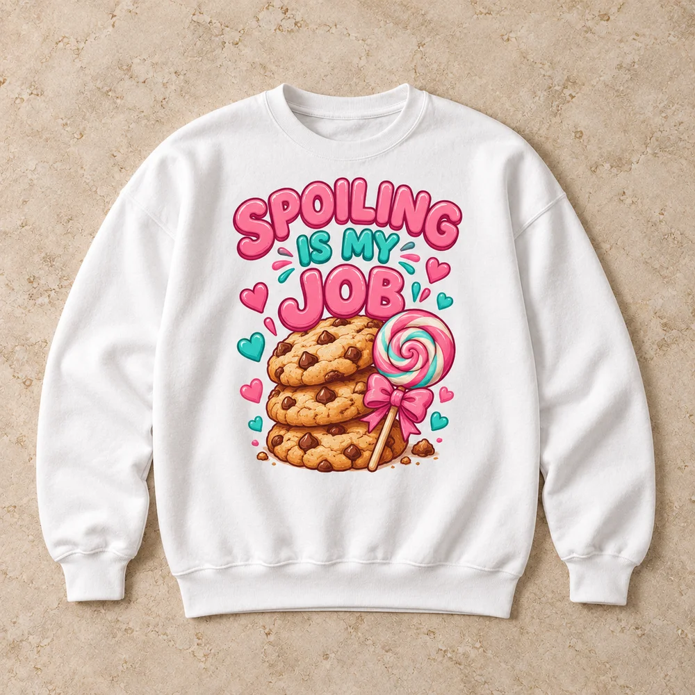 Spoiling is my job on Heavy Blend Crewneck Sweatshirt