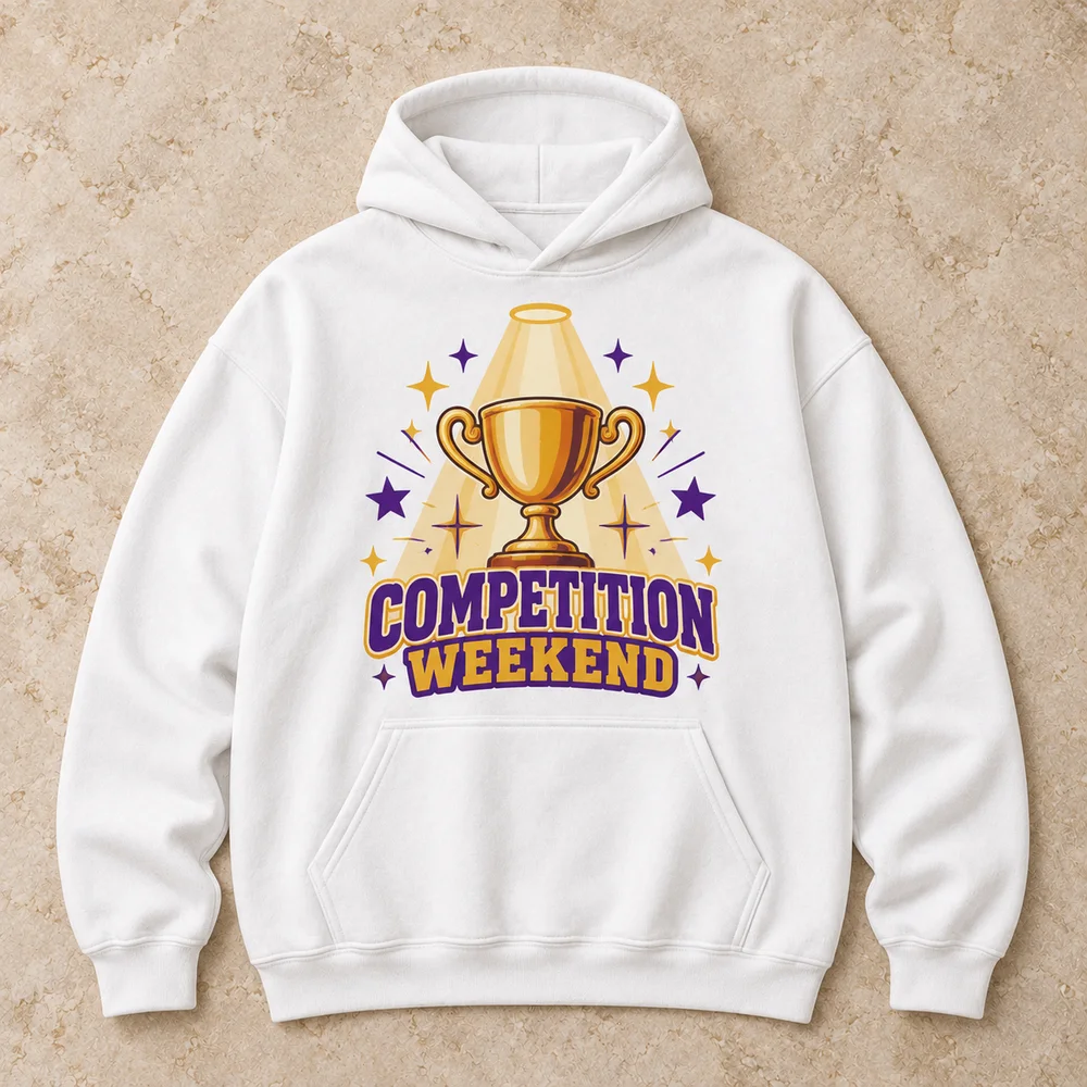 Competition weekend on Heavy Blend Hoodie