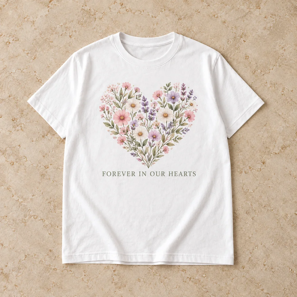 Forever in our hearts on Softstyle T-Shirt