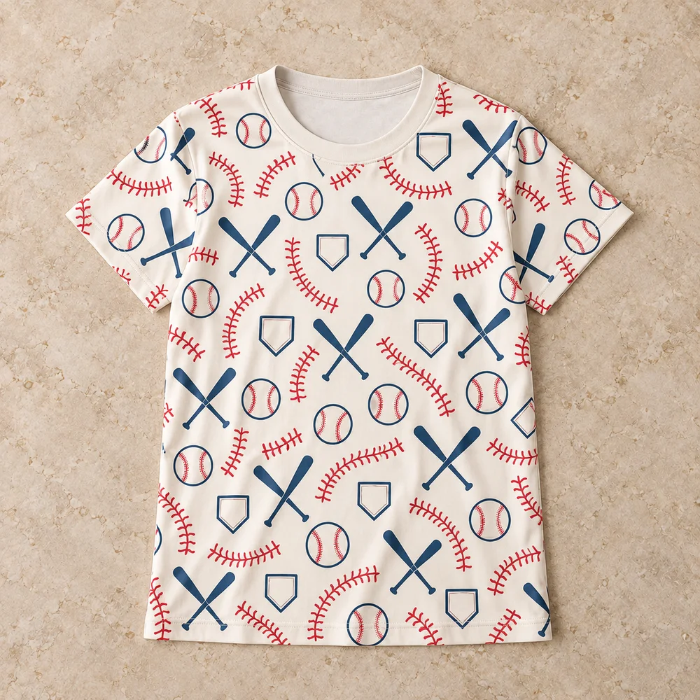 Stitches all over on All-Over Print Women's Tee